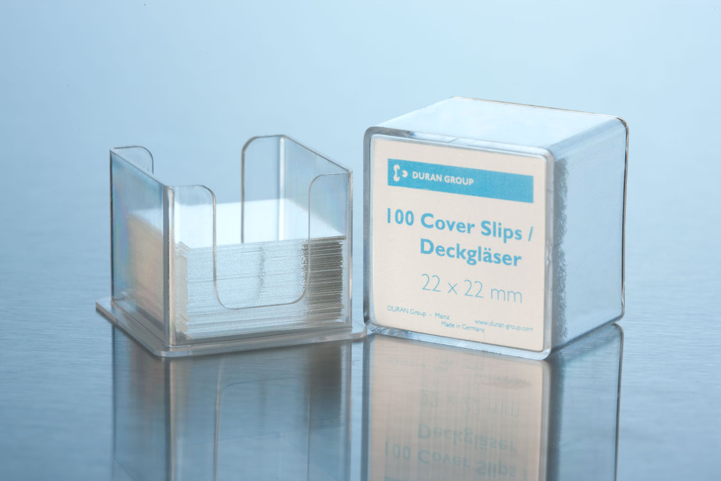 Dekglaasjes 22x22mm 200 stuks