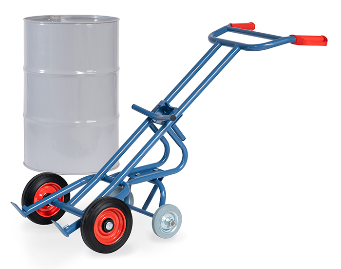 Vatensteekwagen met hulpwielen