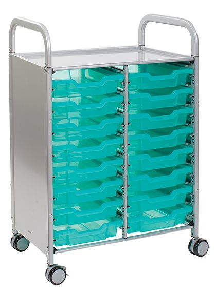 Gratnells Callero met 16x F1 kiwi bakken
