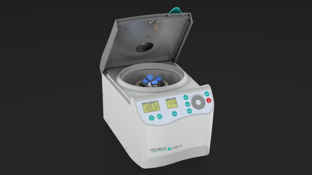 Hermle Compactcentrifuge Z 207 A + rotor