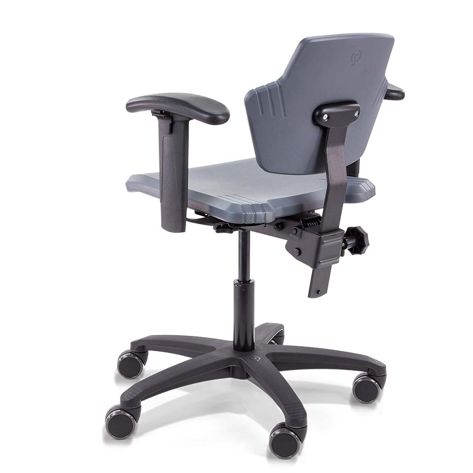 Spirit 1500 PUR werkstoel met armleggers