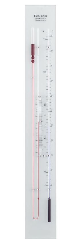 TFA vloeistofbarometer/thermometer zvs