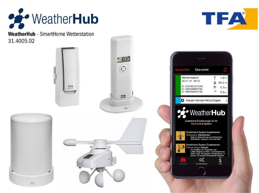 TFA Weatherhub weerstation
