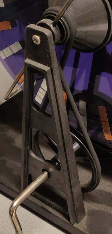 Reserve snaar Wimshurst machine VOS