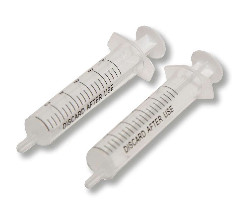 Spuit 10 ml - niet steriel, 50 stuks