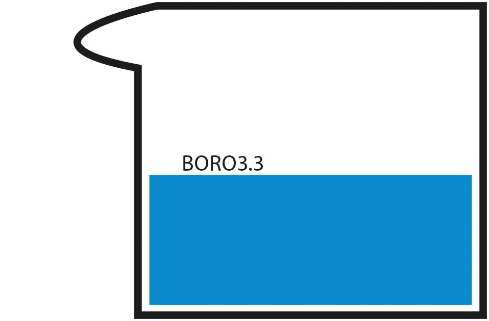 Kristalliseerschaal VOS glas